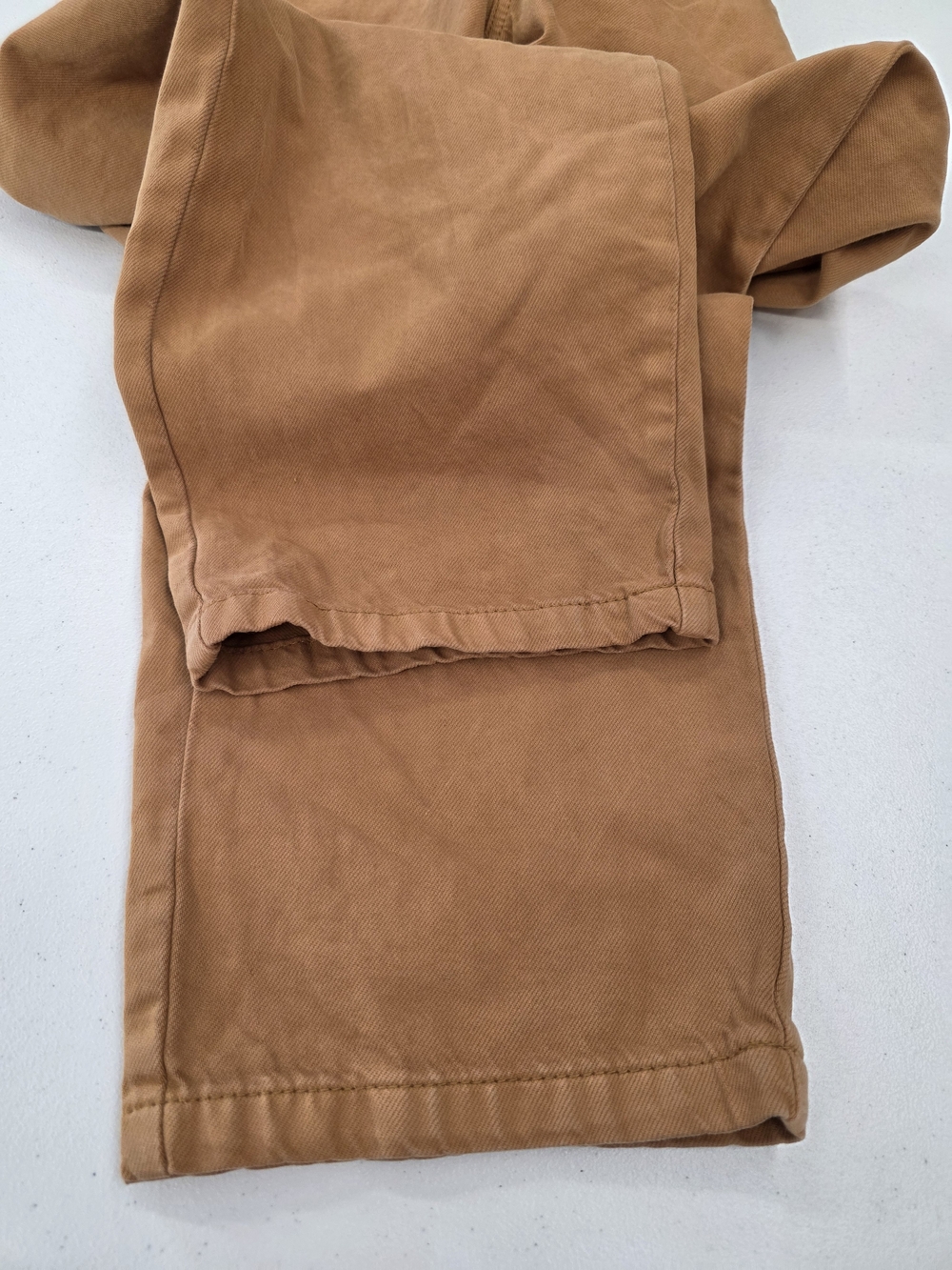 FRNCH Paris Denim Caramel Tan Cotton Overall Jumpsuit with Adjustable Straps - Picture 12 of 12